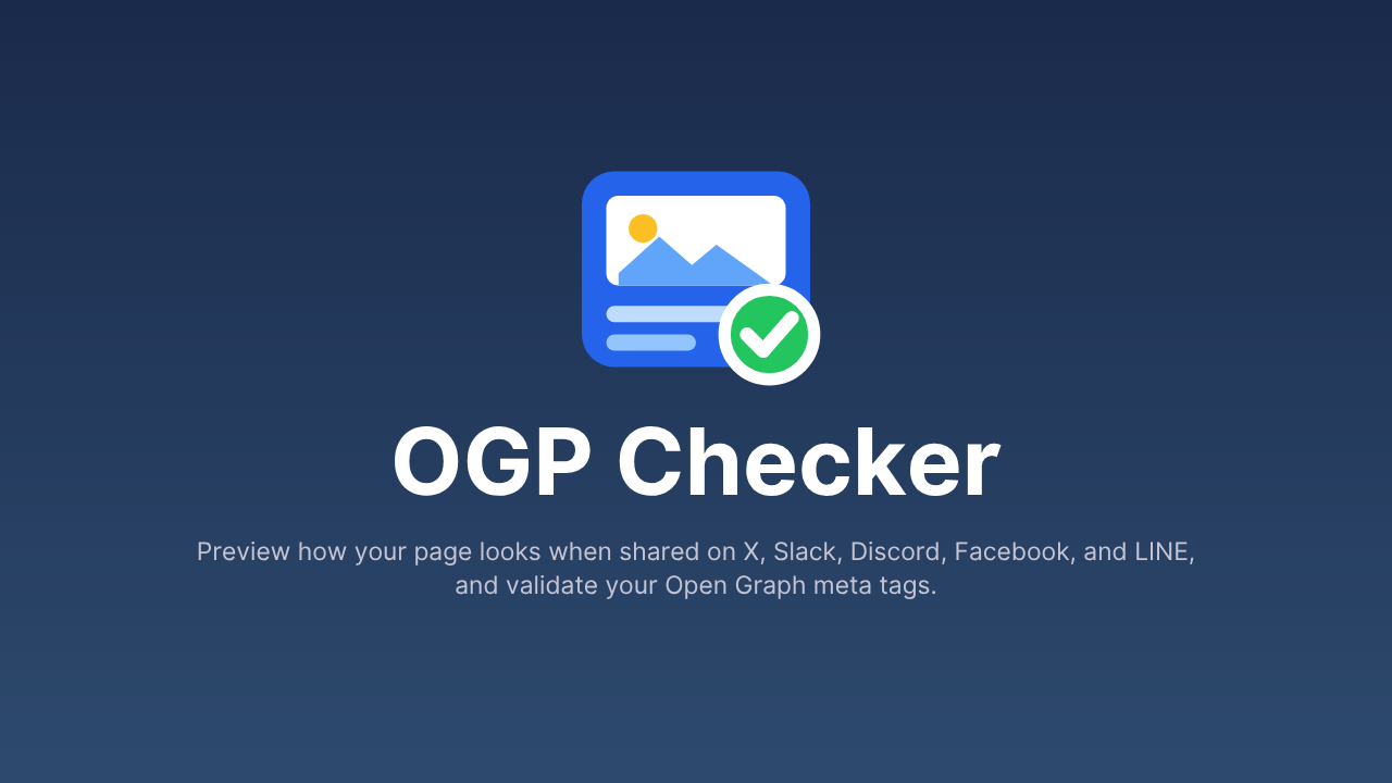 OGP Checker